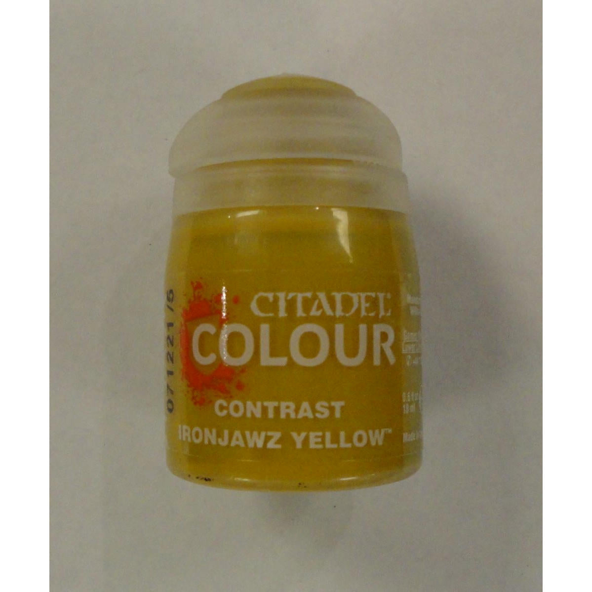 Image of Citadel Contrast Miniatures Paint Ironjawz Yellow GAW29-52