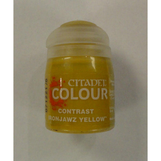 Image of Citadel Contrast Miniatures Paint Ironjawz Yellow GAW29-52
