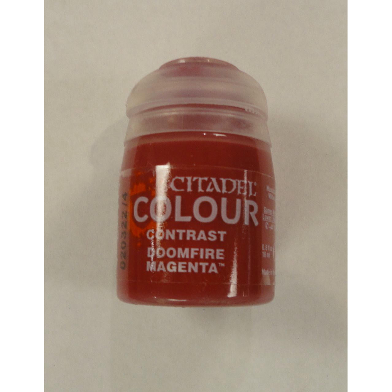 Image of Citadel Contrast Miniatures Paint Doomfire Magenta GAW29-66