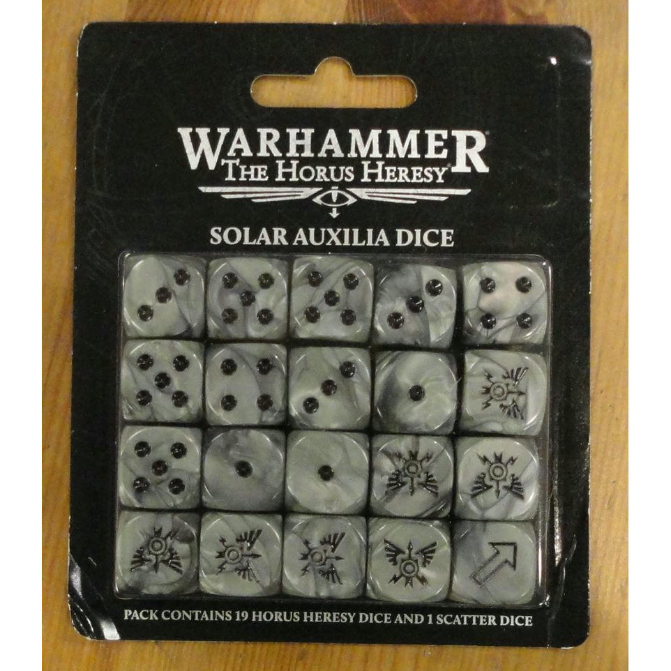 Image of Warhammer 40,000 The Horus Heresy Solar Auxilia Dice Set Games Workshop GAW31-19