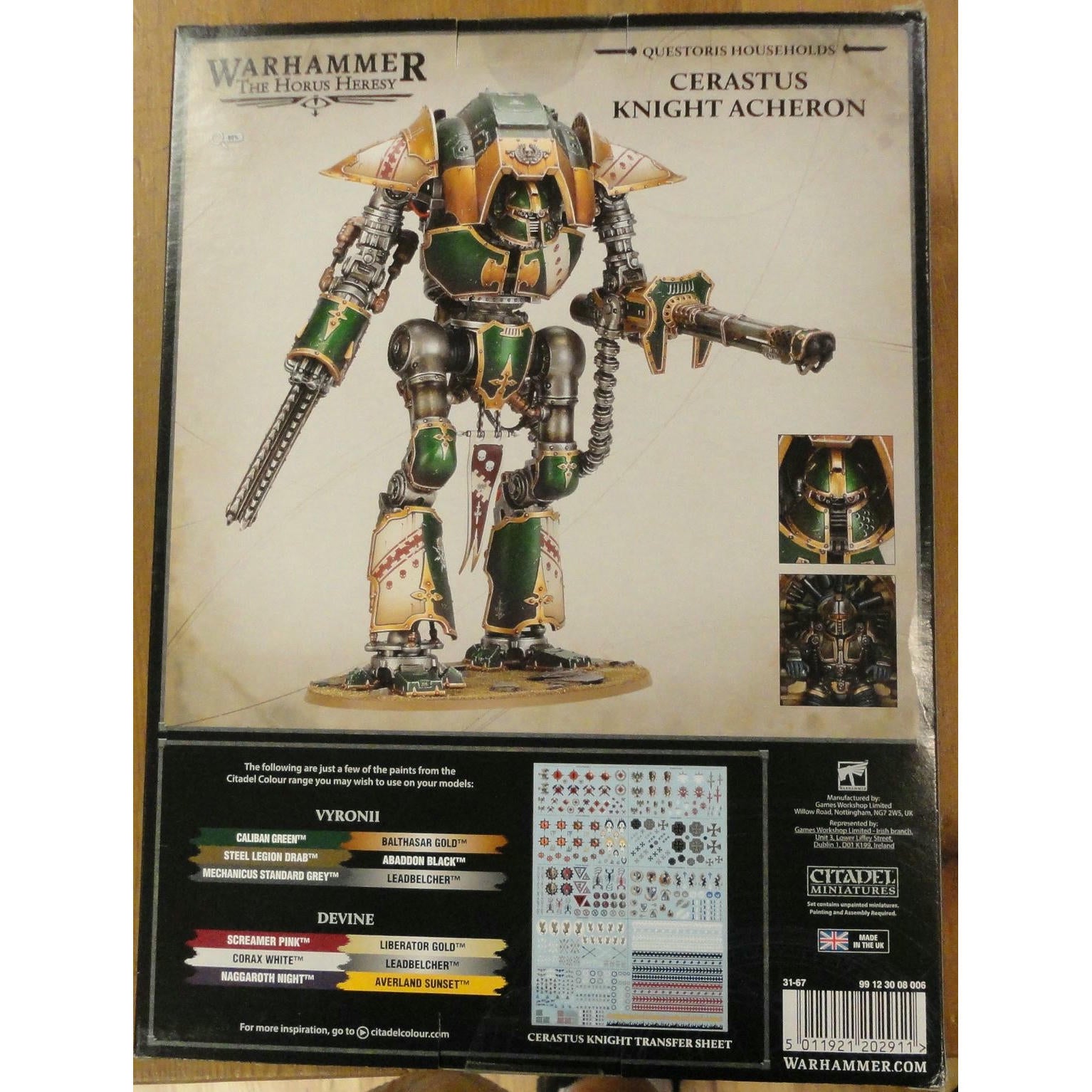 Image of Warhammer 40K 40,000 The Horus Heresy Cerastus Knight Acheron GAW31-67