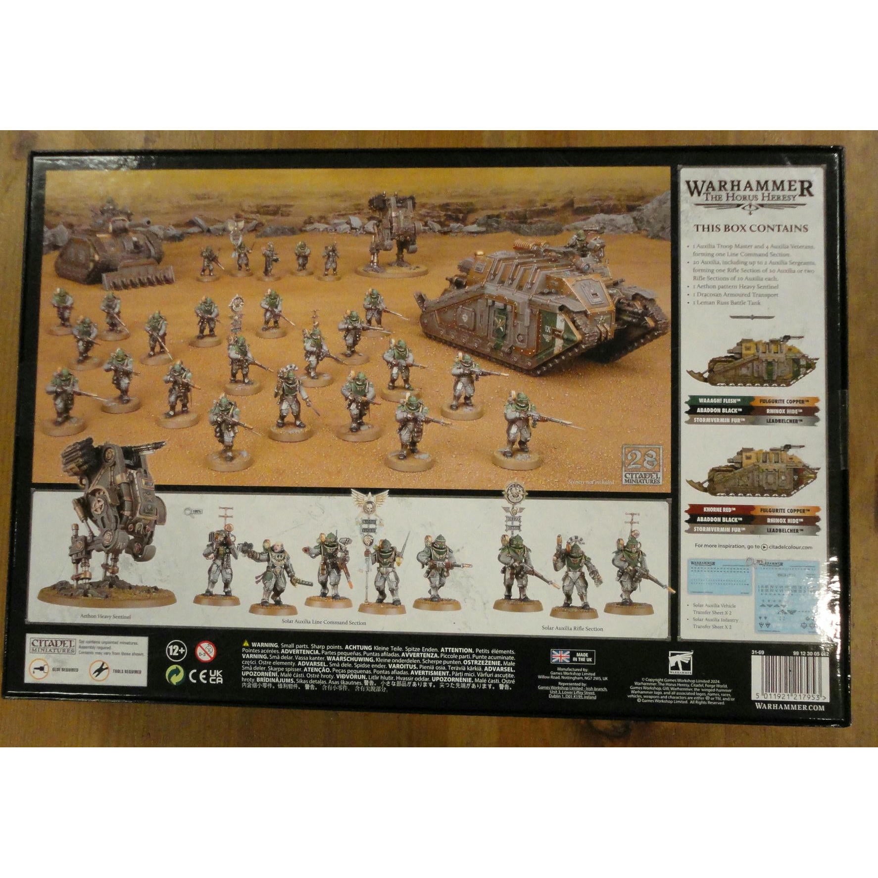 Image of Warhammer 40,000 40K The Horus Heresy Solar Auxilia Battle Group 