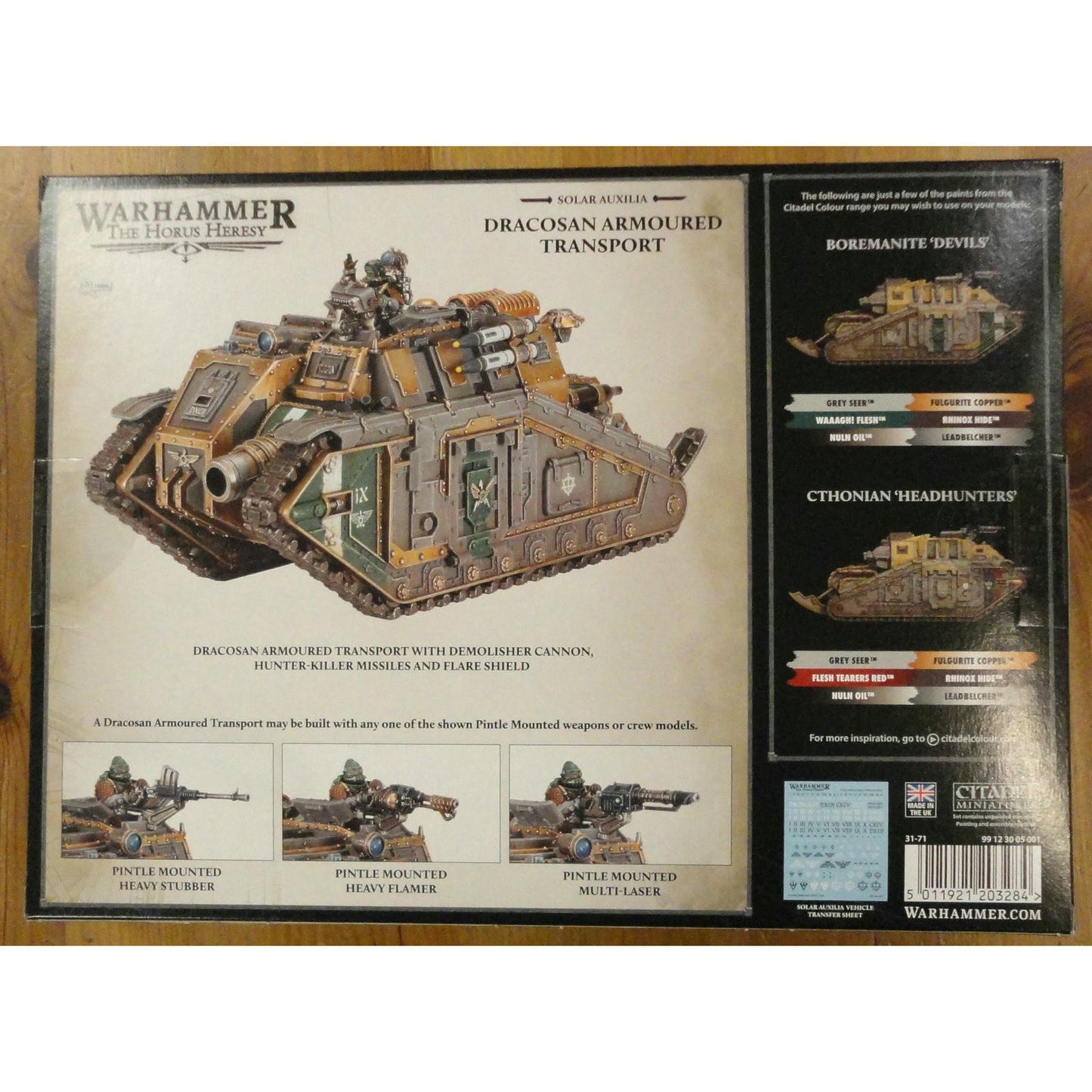 Image of Warhammer 40K The Horus Heresy Solar Auxilia Dracosan Armoured Transport