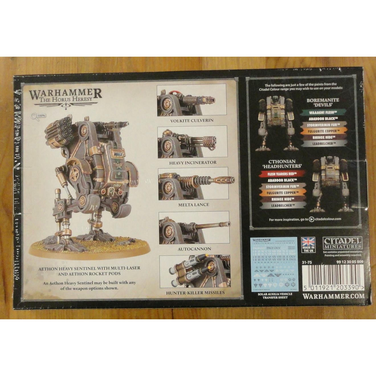 Image of Warhammer 40K The Horus Heresy Solar Auxilia Aethon Heavy Sentinel GAW31-75