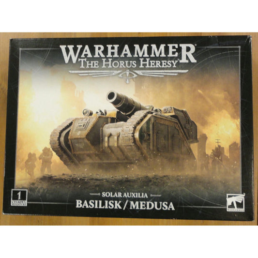 Image of Warhammer Legions Imperialis Solar Auxilia Basilisk/Medusa Miniatures Set 31-79