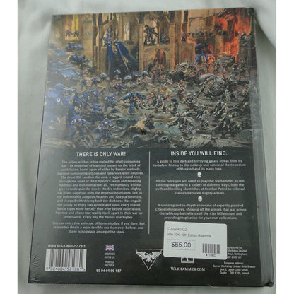 Image of Games Workshop: Warhammer 40K 10th Edition Hardcover Rulebook GAW40-02 40,000