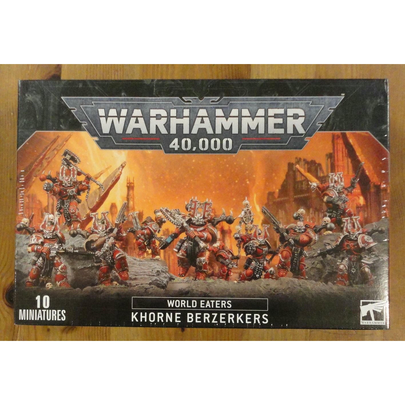 Image of Warhammer 40K 40,000 World Eaters Khorne Berzerkers Miniatures GAW43-10