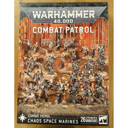 Image of Warhammer 40K 40,000 Chaos Space Marines Combat Patrol Miniatures Set GAW43-20