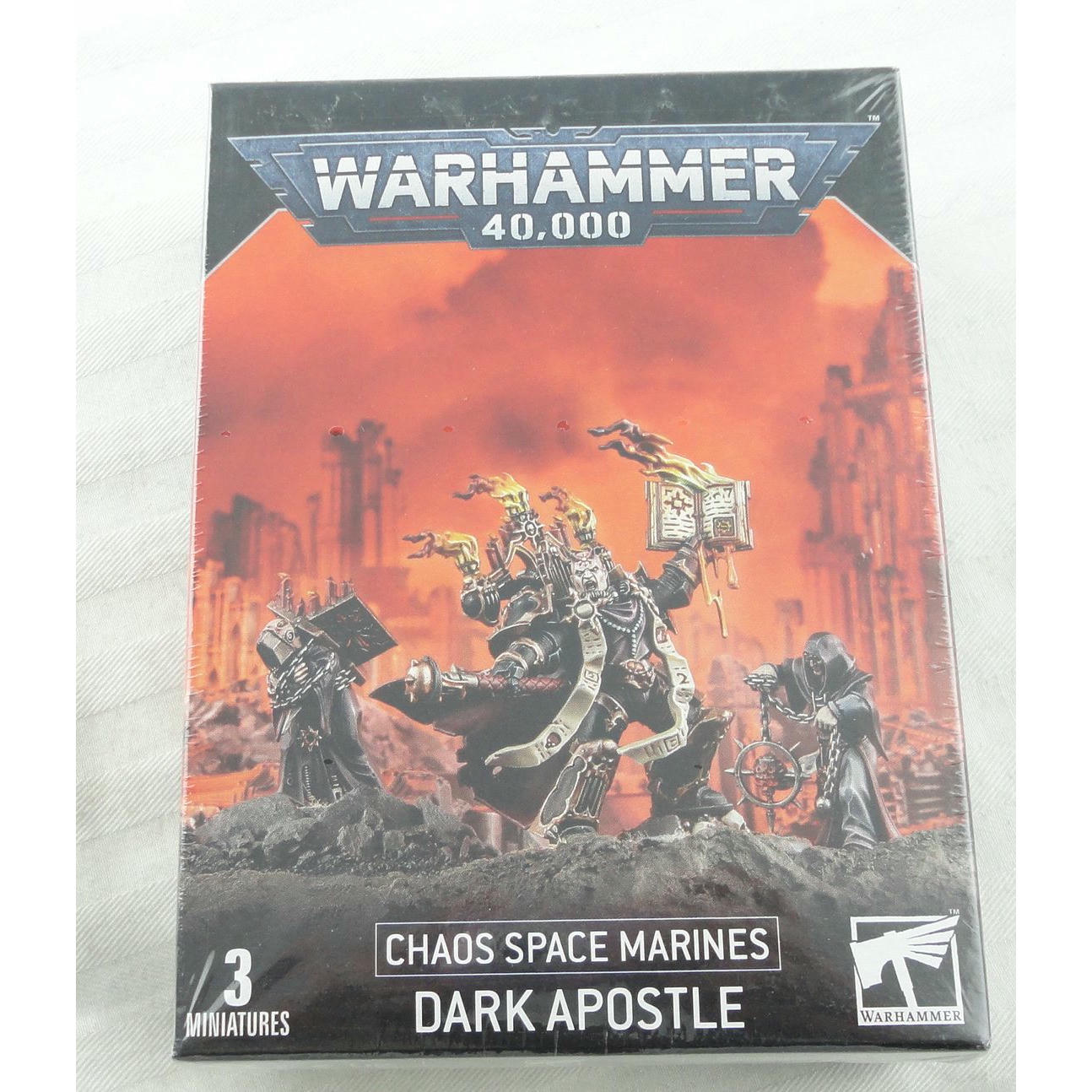 Image of Warhammer 40K 40,000 Chaos Space Marines Dark Apostle Miniatures GAW43-37