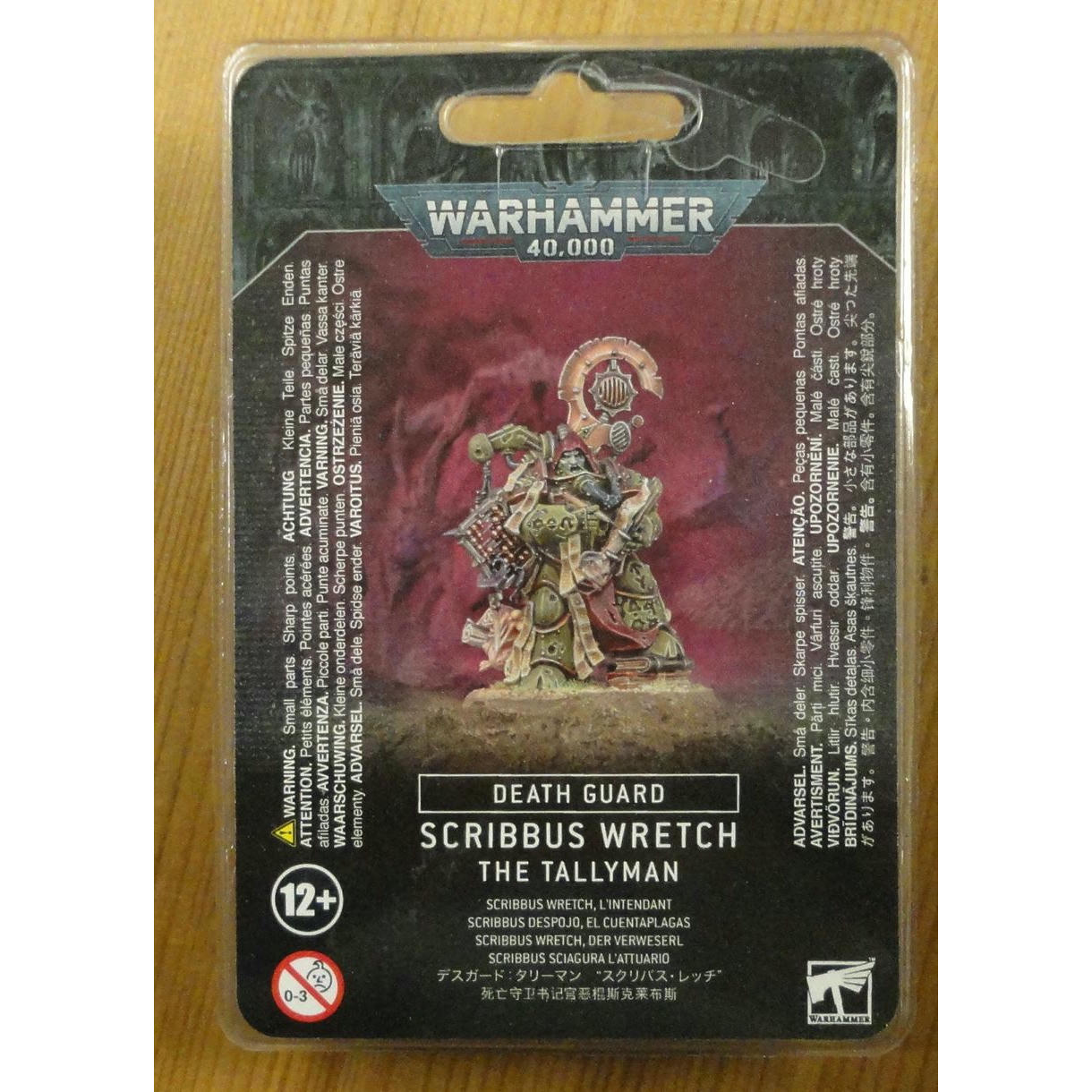 Image of Warhammer 40K 40,000 Death Guard Scribbus Wretch The Tallyman Miniature GAW43-45