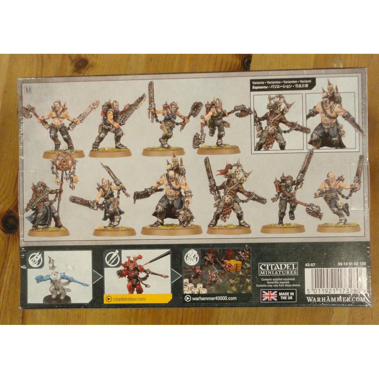 Image of Warhammer 40K 40,000 World Eaters Jakhals Miniatures GAW43-57