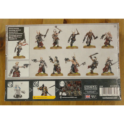 Image of Warhammer 40,000 40K Chaos Space Marines Chaos Cultists Miniatures GAW43-88