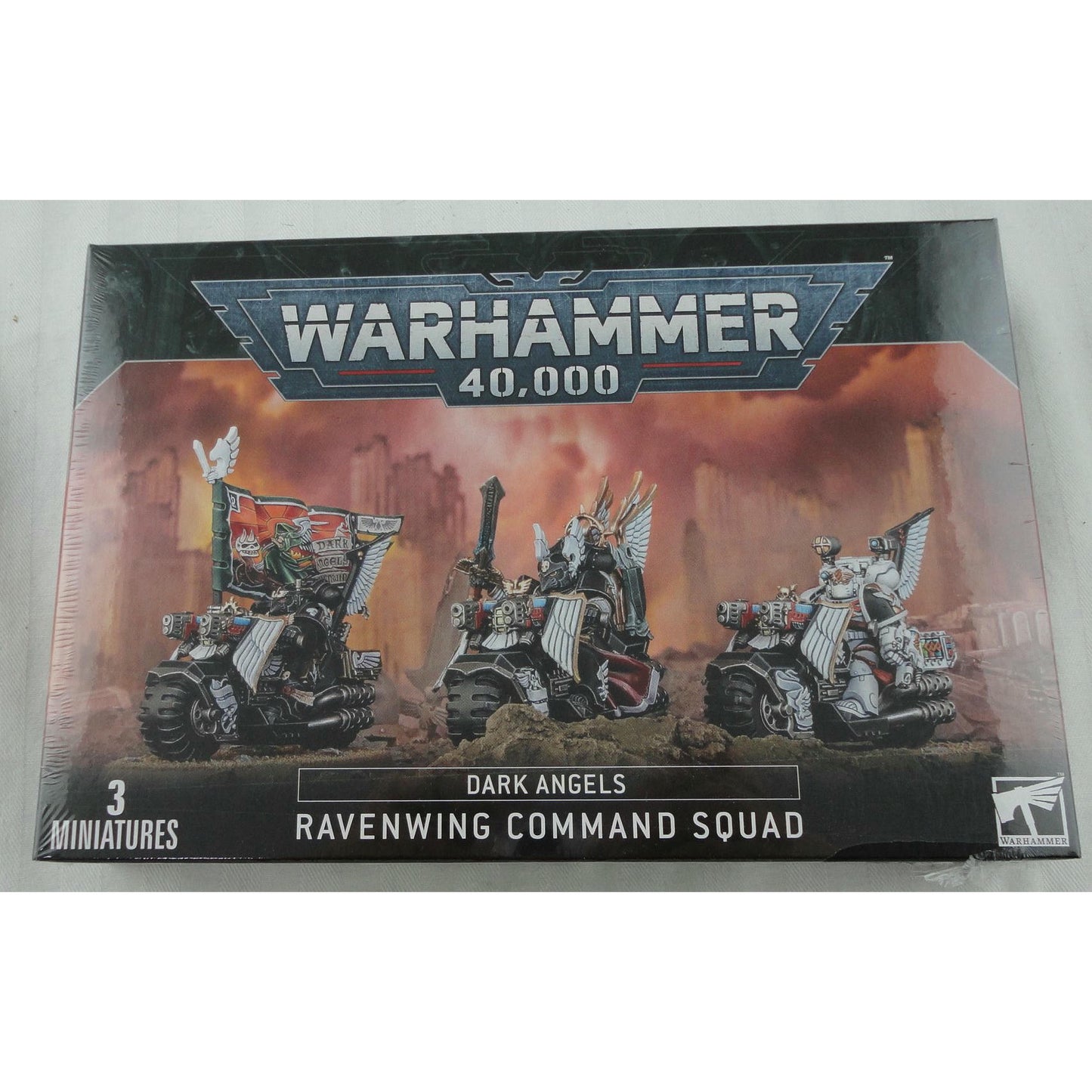 Image of Warhammer 40K Space Marine Dark Angels Ravenwing Command Squad GAW44-11