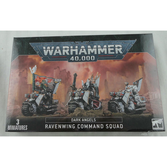 Image of Warhammer 40K Space Marine Dark Angels Ravenwing Command Squad GAW44-11