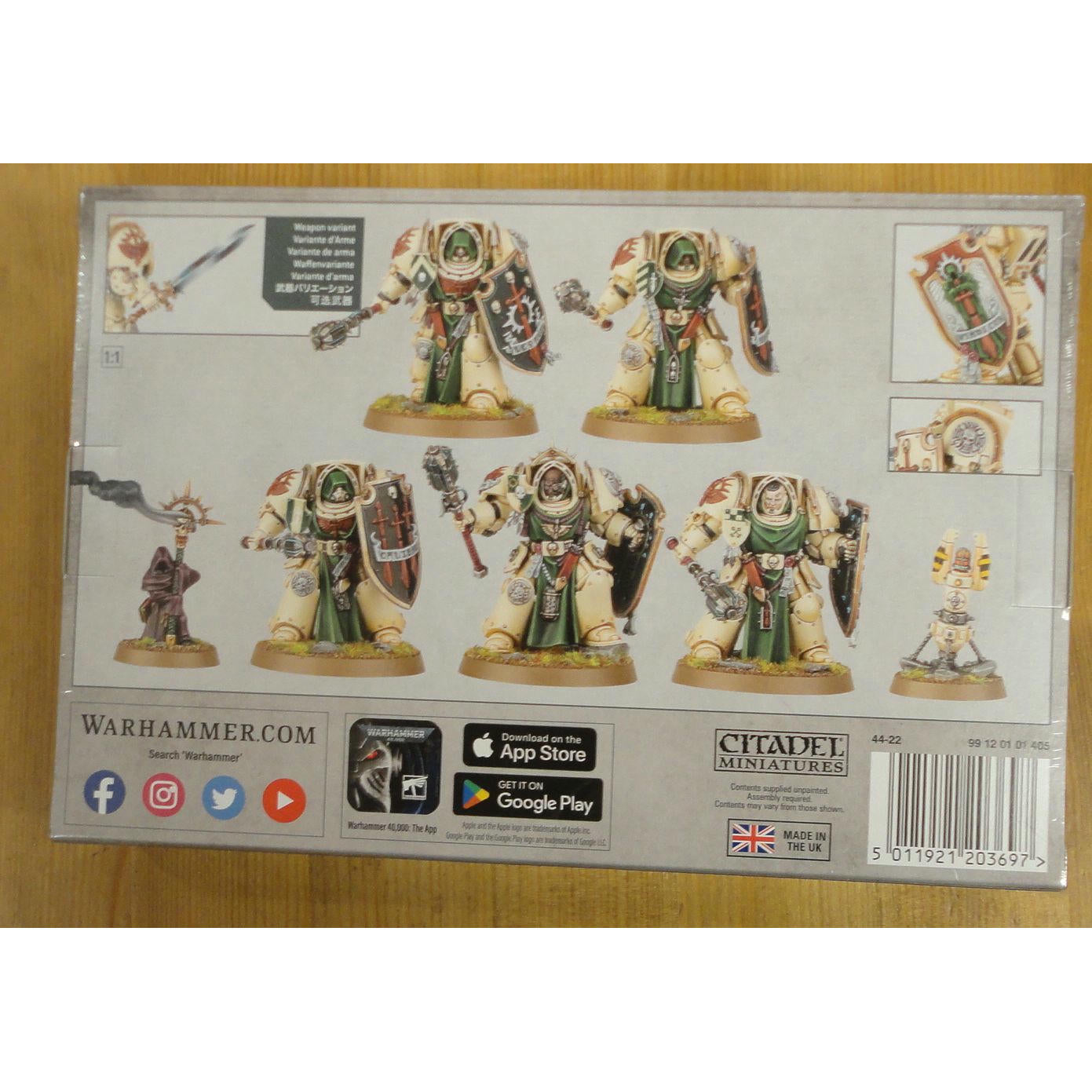 Image of Warhammer 40K 40,000 Dark Angels Deathwing Knights Miniatures GAW44-22