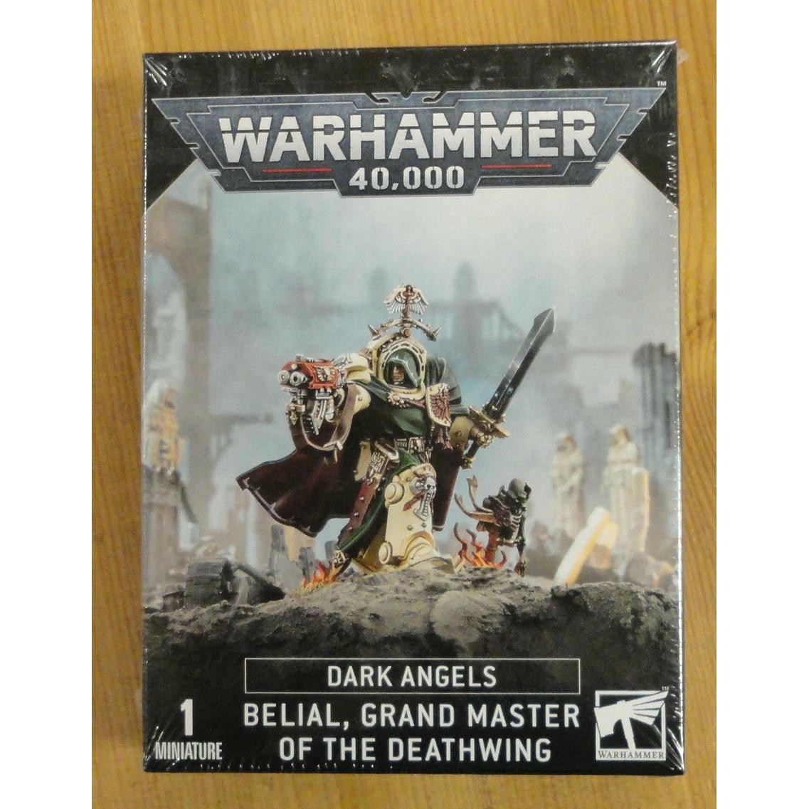 Image of Warhammer 40K 40,000 Dark Angels Belial, Grandmaster of the Deathwing Miniature