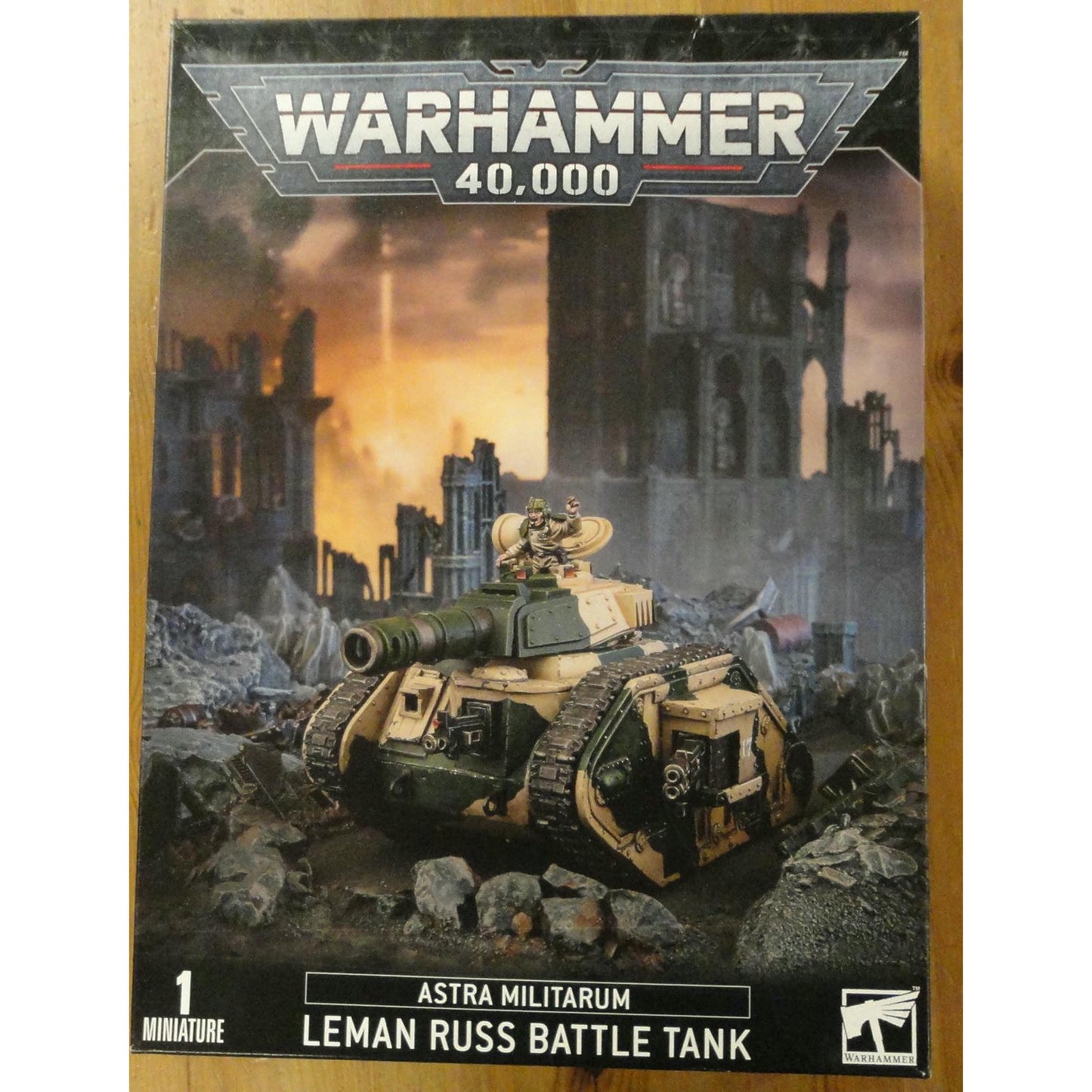 Image of Warhammer 40K 40,000 Astra Militarum Lemann Russ Battle Tank GAW47-06