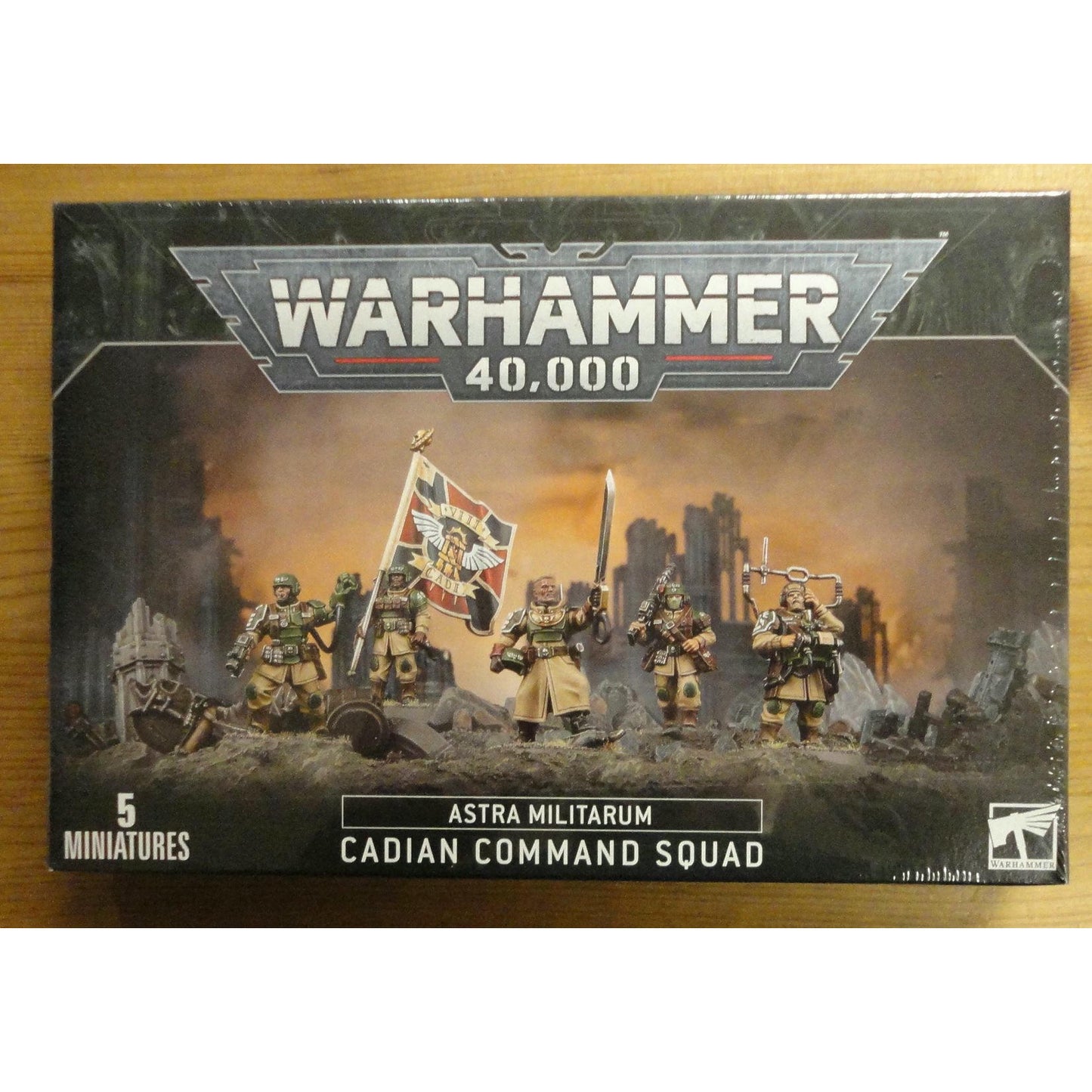 Image of Warhammer 40K 40,000 Imperial Guard: Astra Militarum Cadian Command Squad 47-09