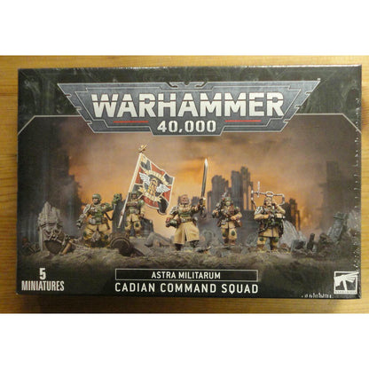 Image of Warhammer 40K 40,000 Imperial Guard: Astra Militarum Cadian Command Squad 47-09