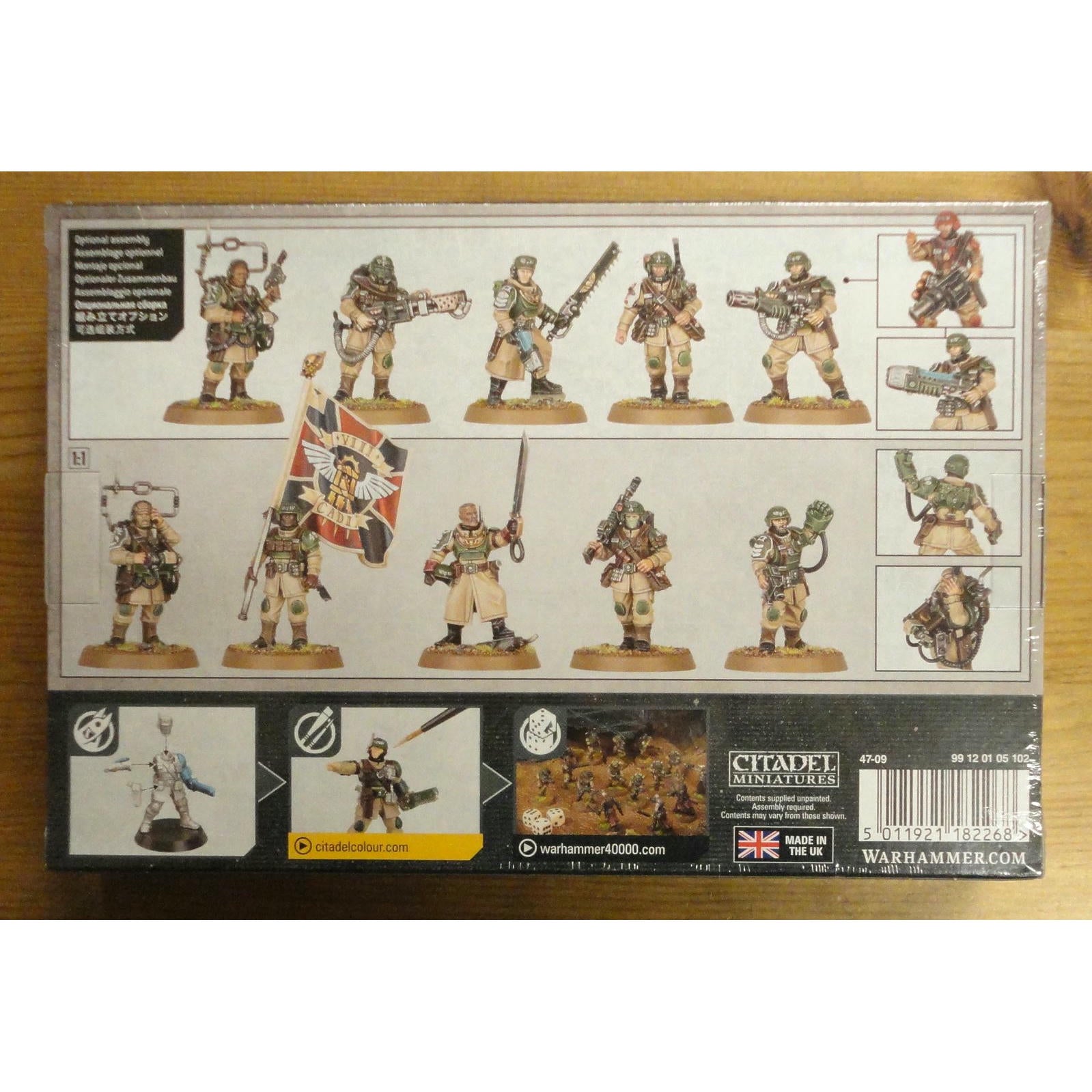 Image of Warhammer 40K 40,000 Imperial Guard: Astra Militarum Cadian Command Squad 47-09