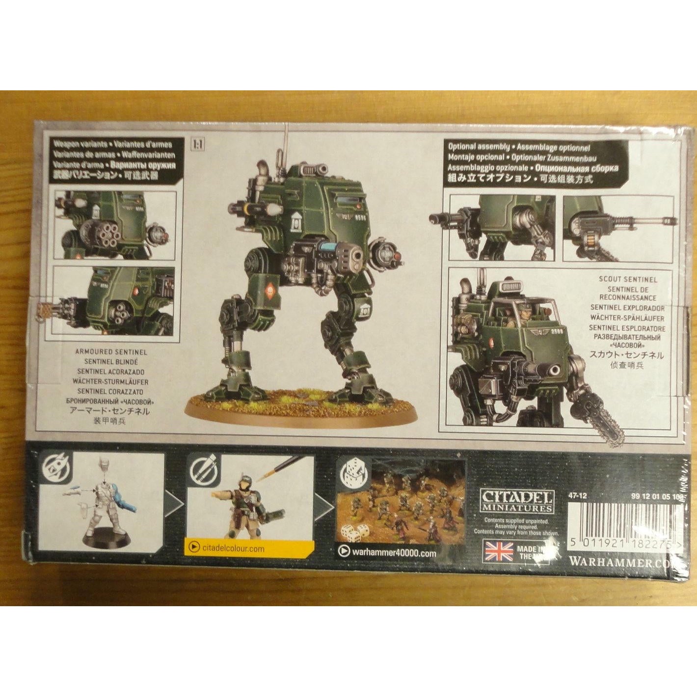 Image of Warhammer 40K 40,000 Astra Militarum Armored Sentinel Miniature Set GAW47-12