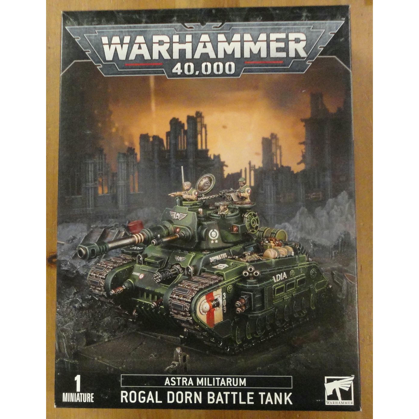 Image of Warhammer 40K 40,000 Astra Militarum Rogal Dorn Battle Tank GAW47-31