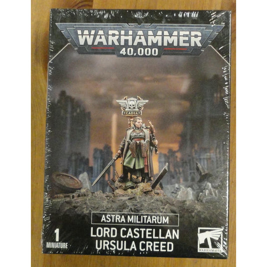 Image of Warhammer 40K 40,000 Astra Militarum Lord Castellan Urula Creed Miniature 47-32
