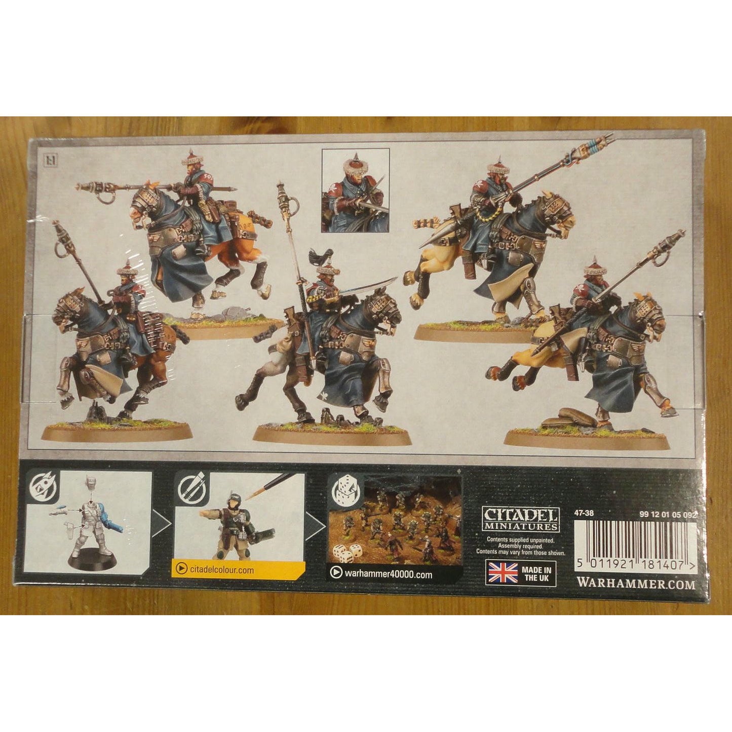 Image of Warhammer 40K 40,000 Astra Militarum Attilan Rough Riders Miniatures GAW47-38