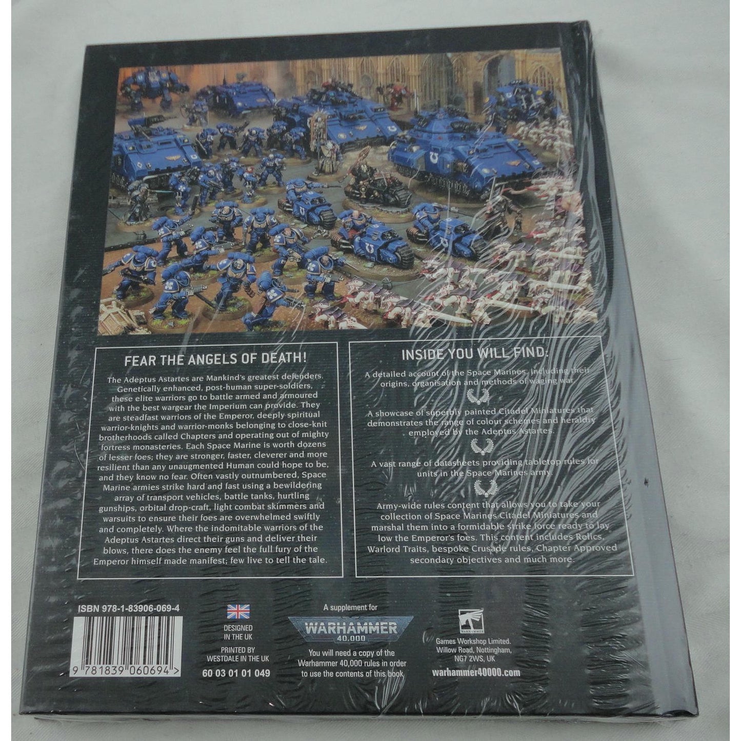 Image of Warhammer 40K 40,000 10th Ed Codex Space Marines by Games Workshop GAW48-01