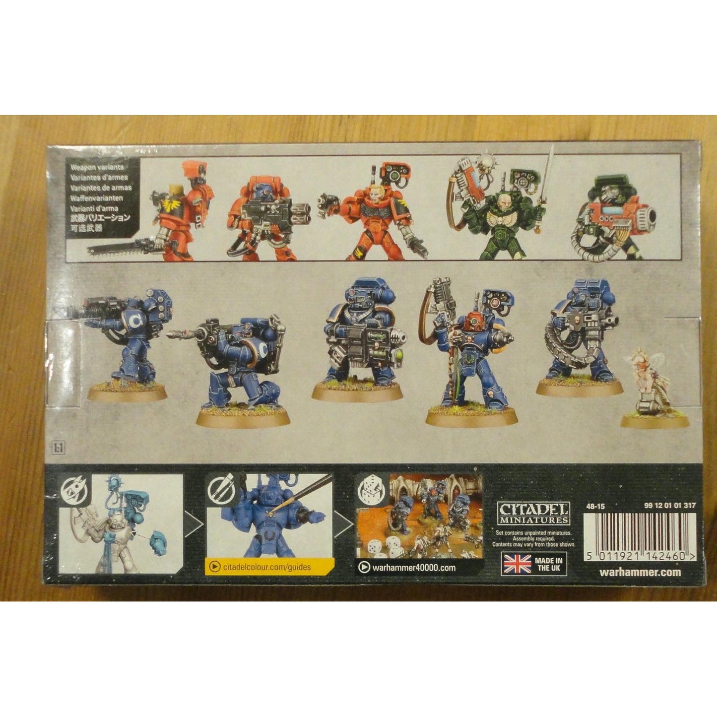 Image of Warhammer 40K 40,000 Space Marines Devastators Squad Miniatures 48-15