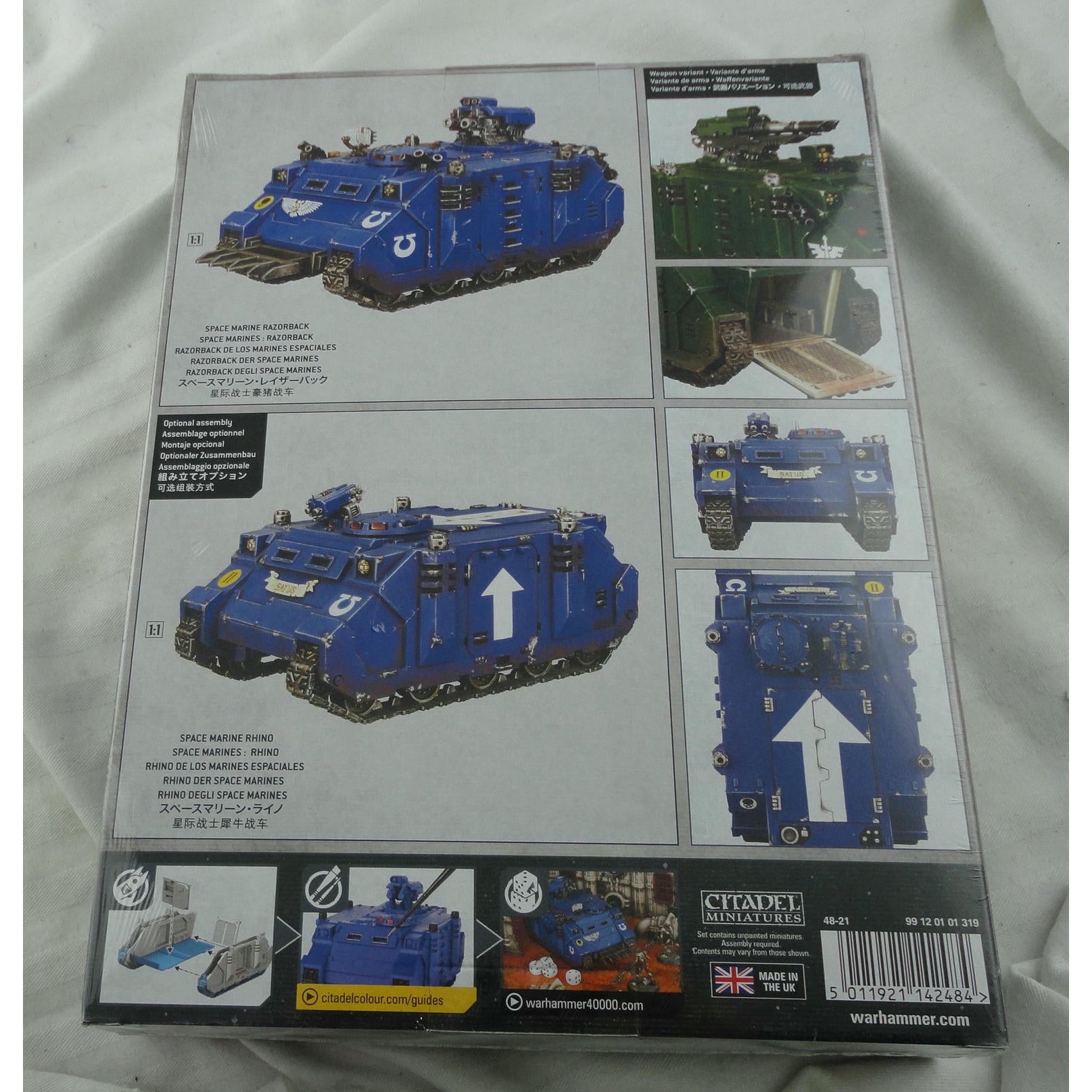 Image of Warhammer 40K 40,000 Space Marines Razorback Miniature 48-21