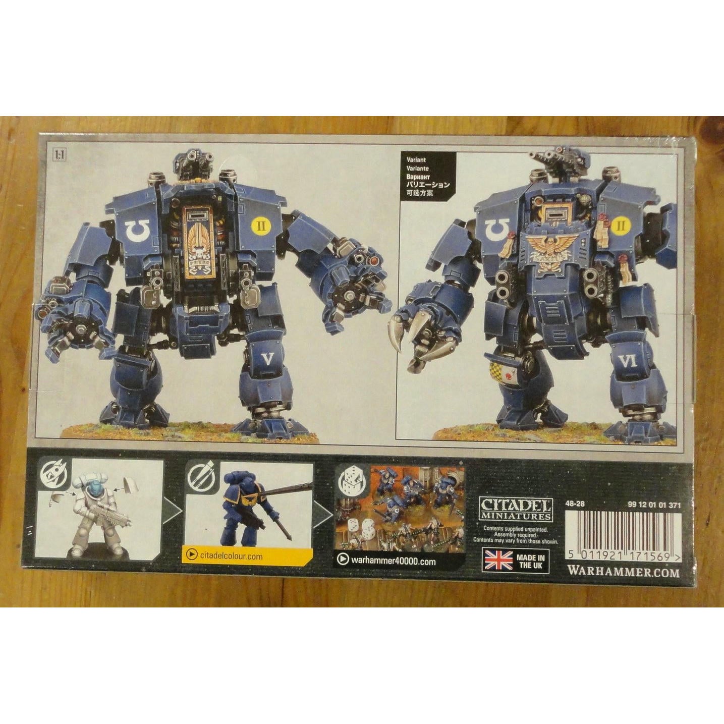 Image of Warhammer 40K: Space Marines Brutalis Dreadnought GAW48-28