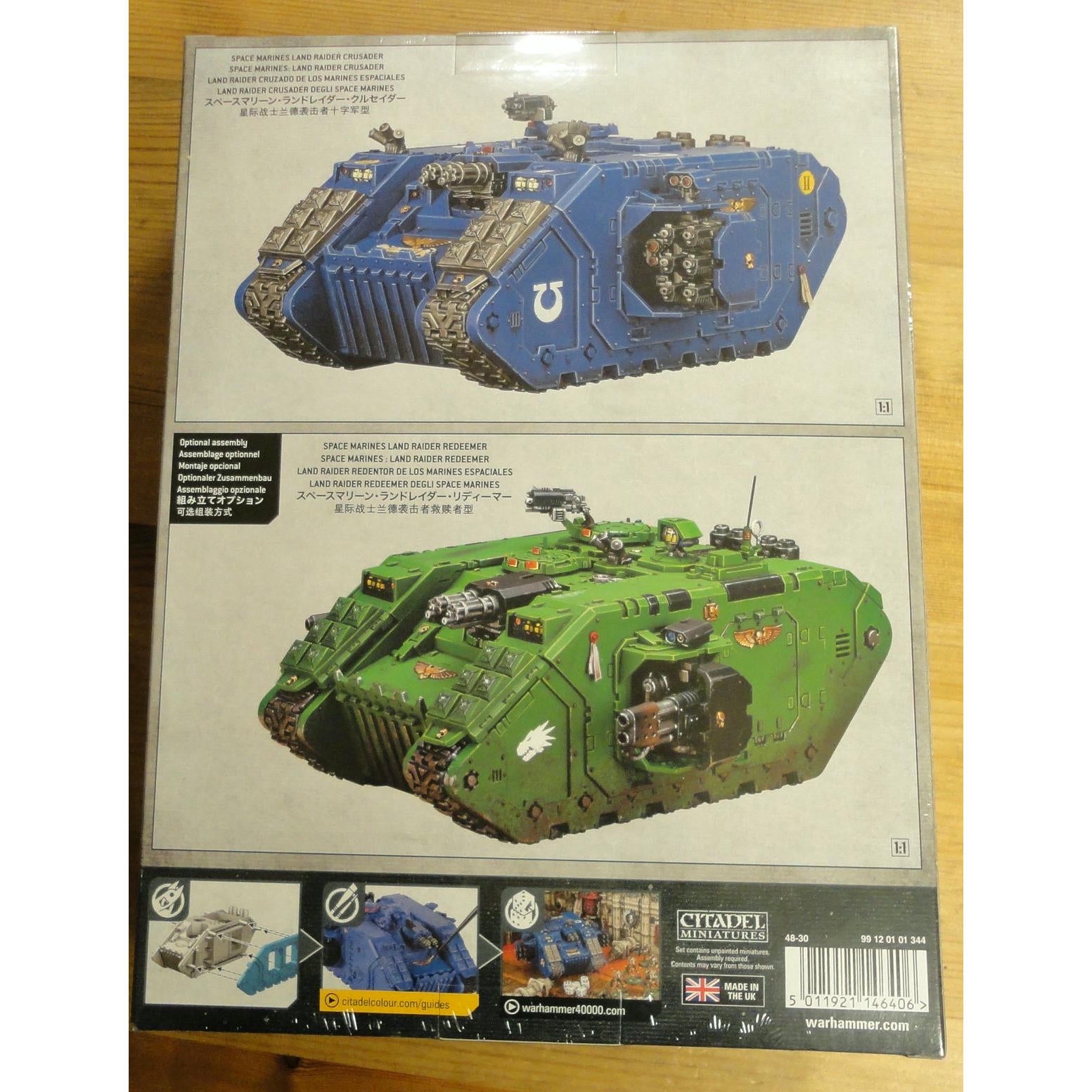 Image of Warhammer 40K Space Marine Land Raider Crusader/Redeemer GAW48-30