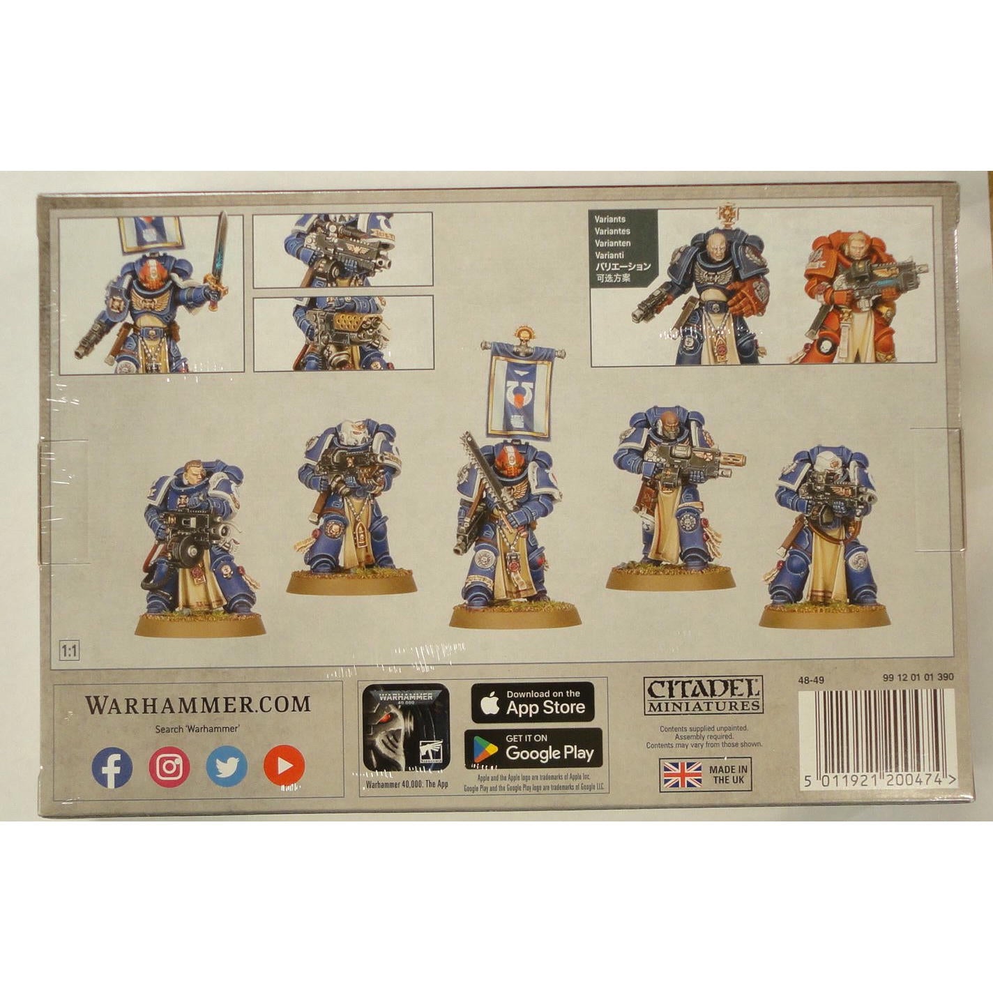 Image of Warhammer 40K: Space Marines Sternguard Veteran Squad GAW48-49