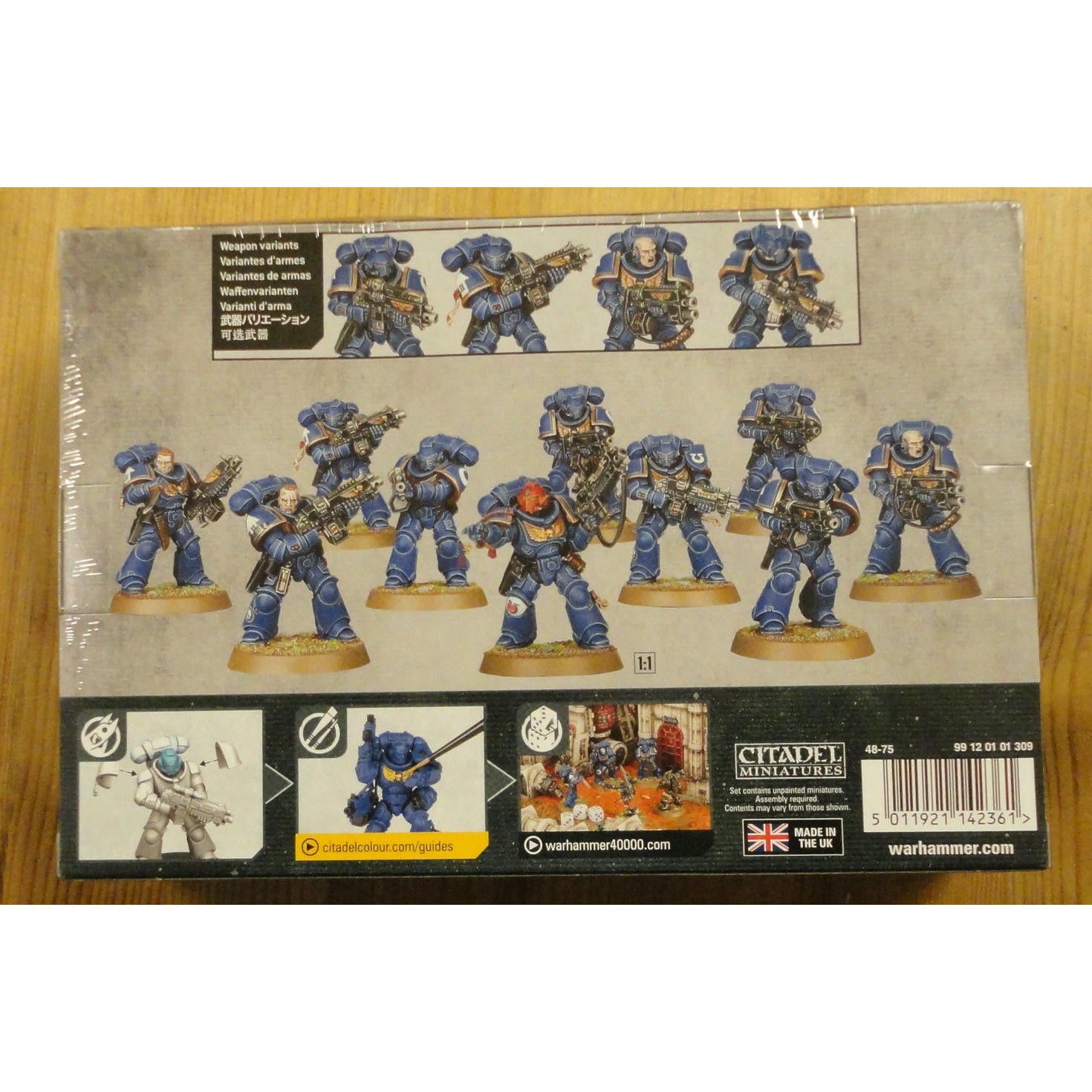 Image of Warhammer 40K: Space Marines Primaris Intercessors Miniatures Set GAW48-75