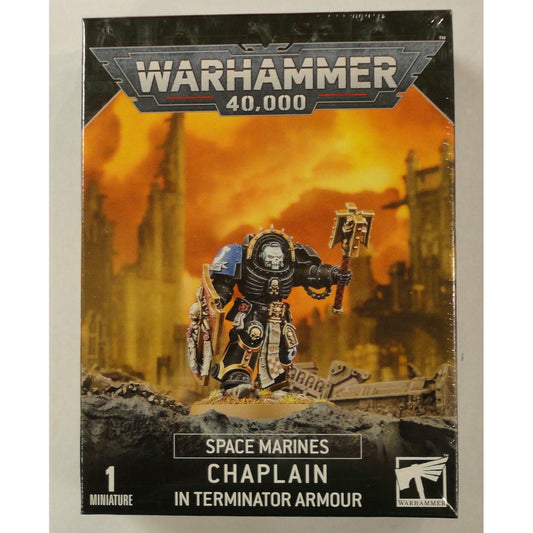 Image of Warhammer 40K: Space Marines Chaplain in Terminator Armor GAW48-91