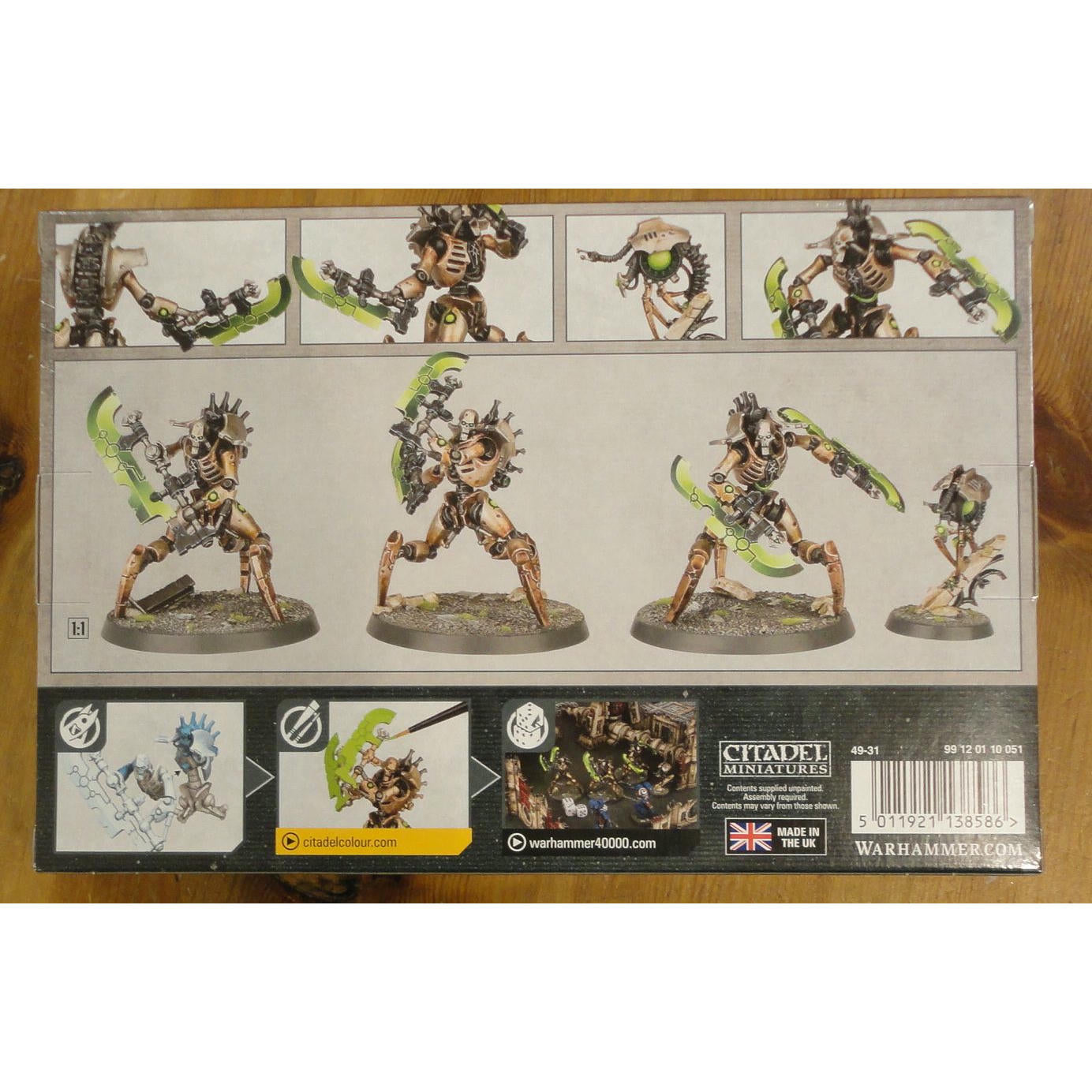 Image of Warhammer 40K: Necrons Skorpeth Destroyers Miniatures GAW49-31