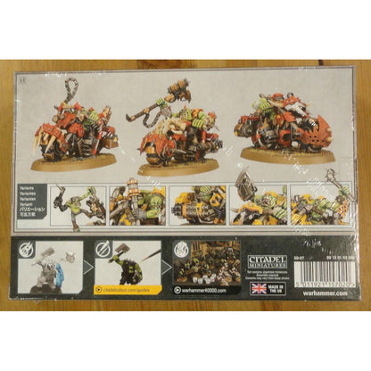 Image of Warhammer 40,000 40K: Ork Warbikers Miniatures GAW50-07