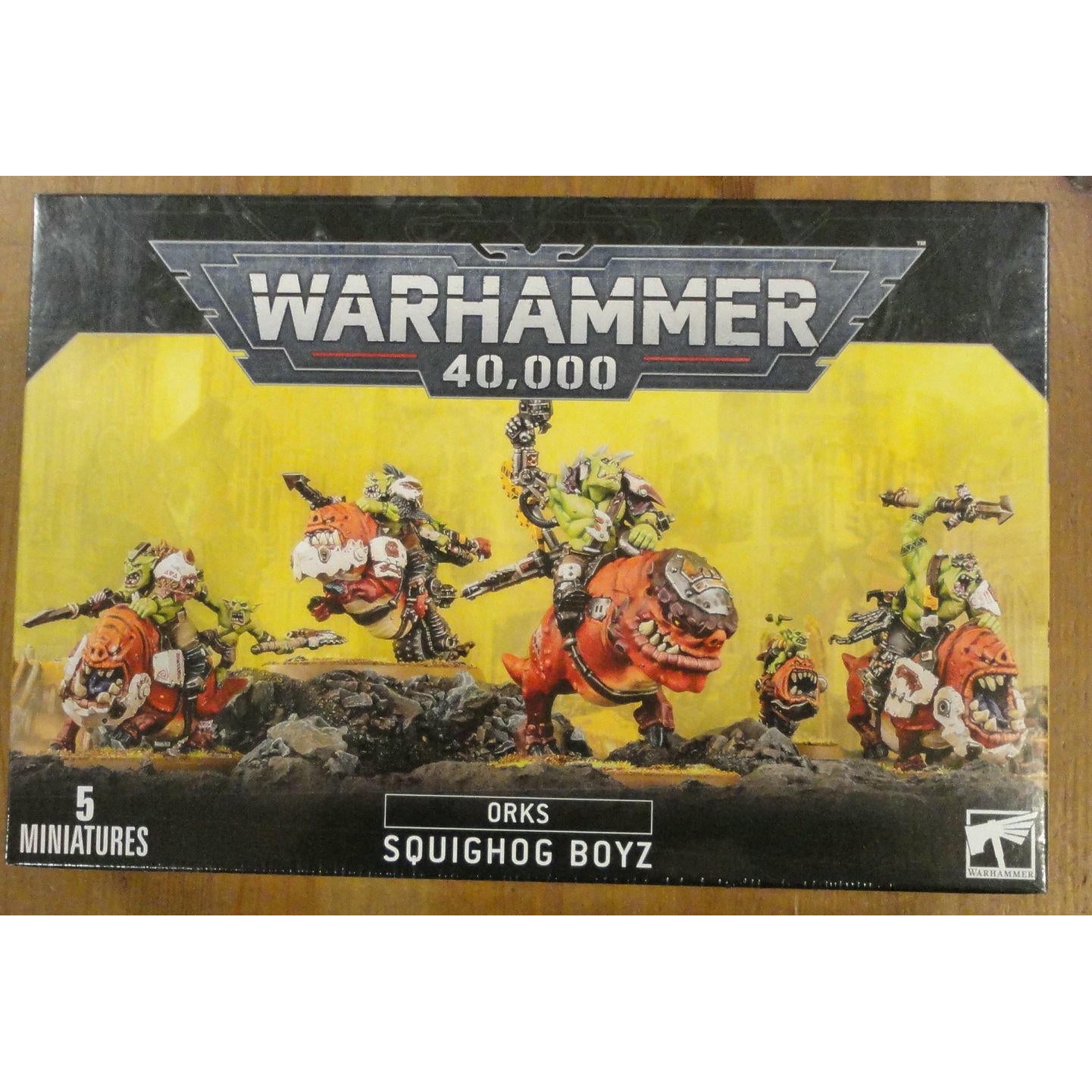 Image of Warhammer 40K: Orks Squighog Boyz Miniatures Set GAW50-54