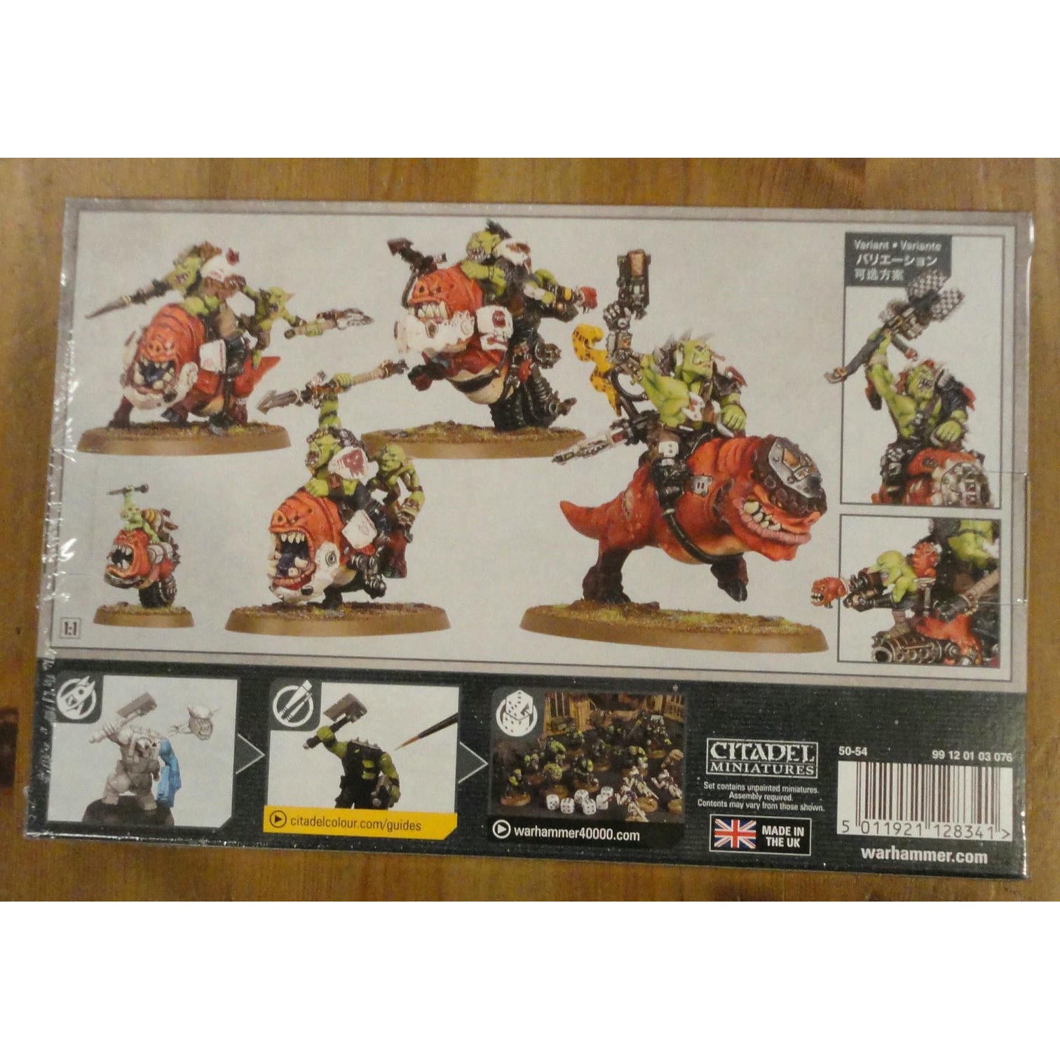 Image of Warhammer 40K: Orks Squighog Boyz Miniatures Set GAW50-54