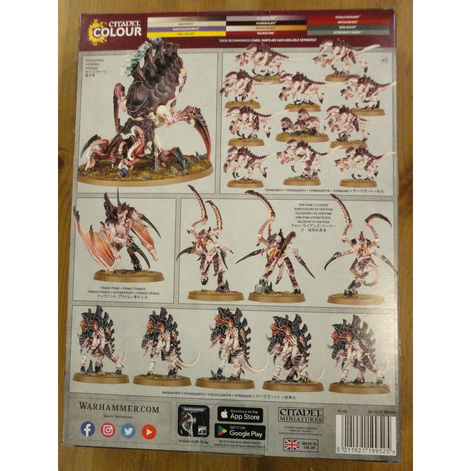 Image of Warhammer 40K 40,000 Tyranids Combat Patrol Miniatures Set GAW51-03