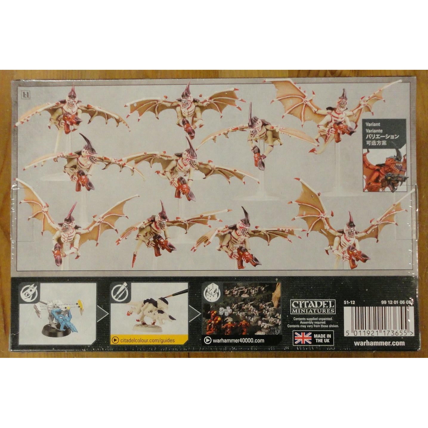 Image of Warhammer 40K 40,000 Tyranids Gargoyles Brood (10 minis) GAW51-12