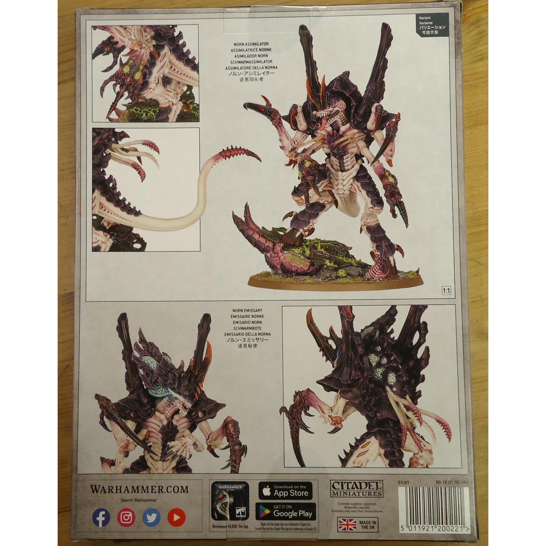 Image of Warhammer 40K 40,000 Tyranids Norn Emissary Miniature GAW51-31