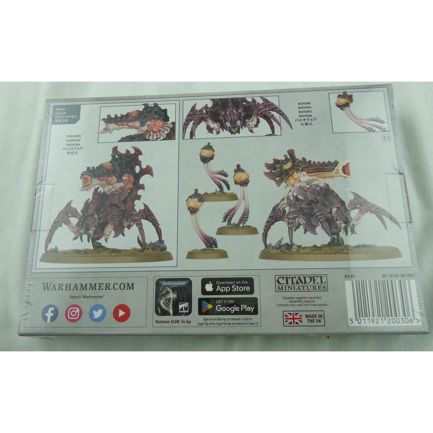 Image of Warhammer 40K 40,000 Tyranids Biovore GAW51-41
