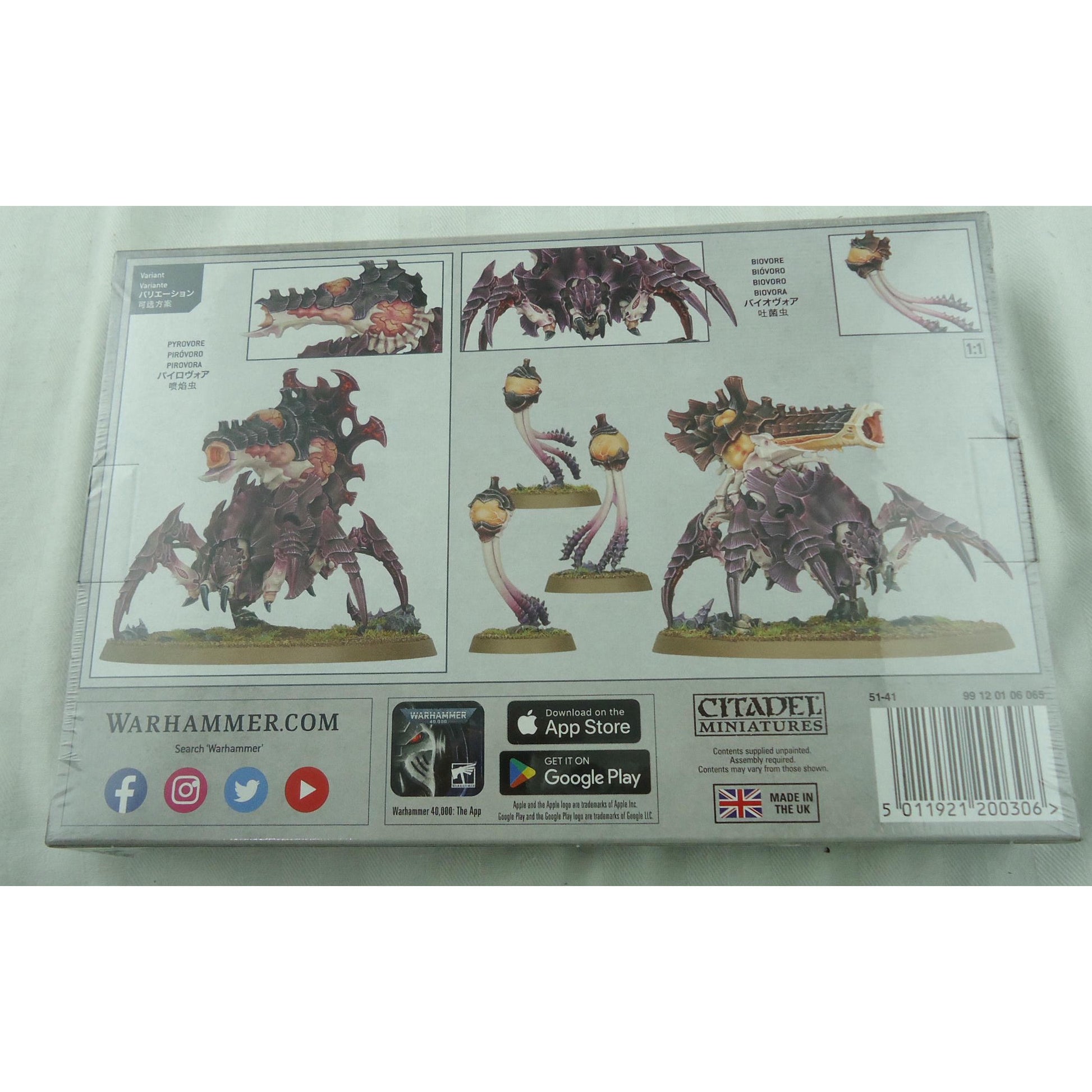 Image of Warhammer 40K 40,000 Tyranids Biovore GAW51-41