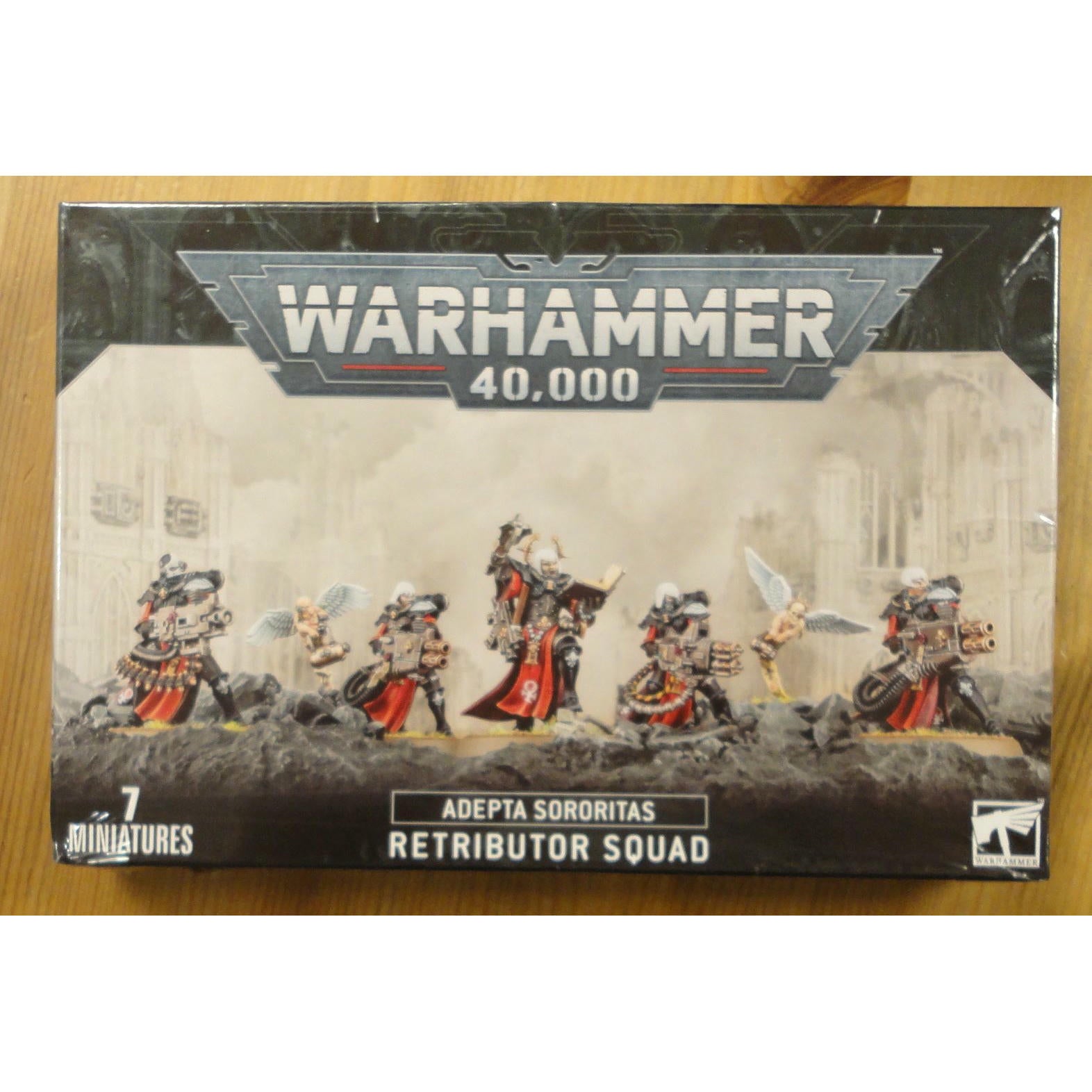 Image of Warhammer 40K 40,000 Adepta Sororitas Retributor Squad Miniatures GAW52-25