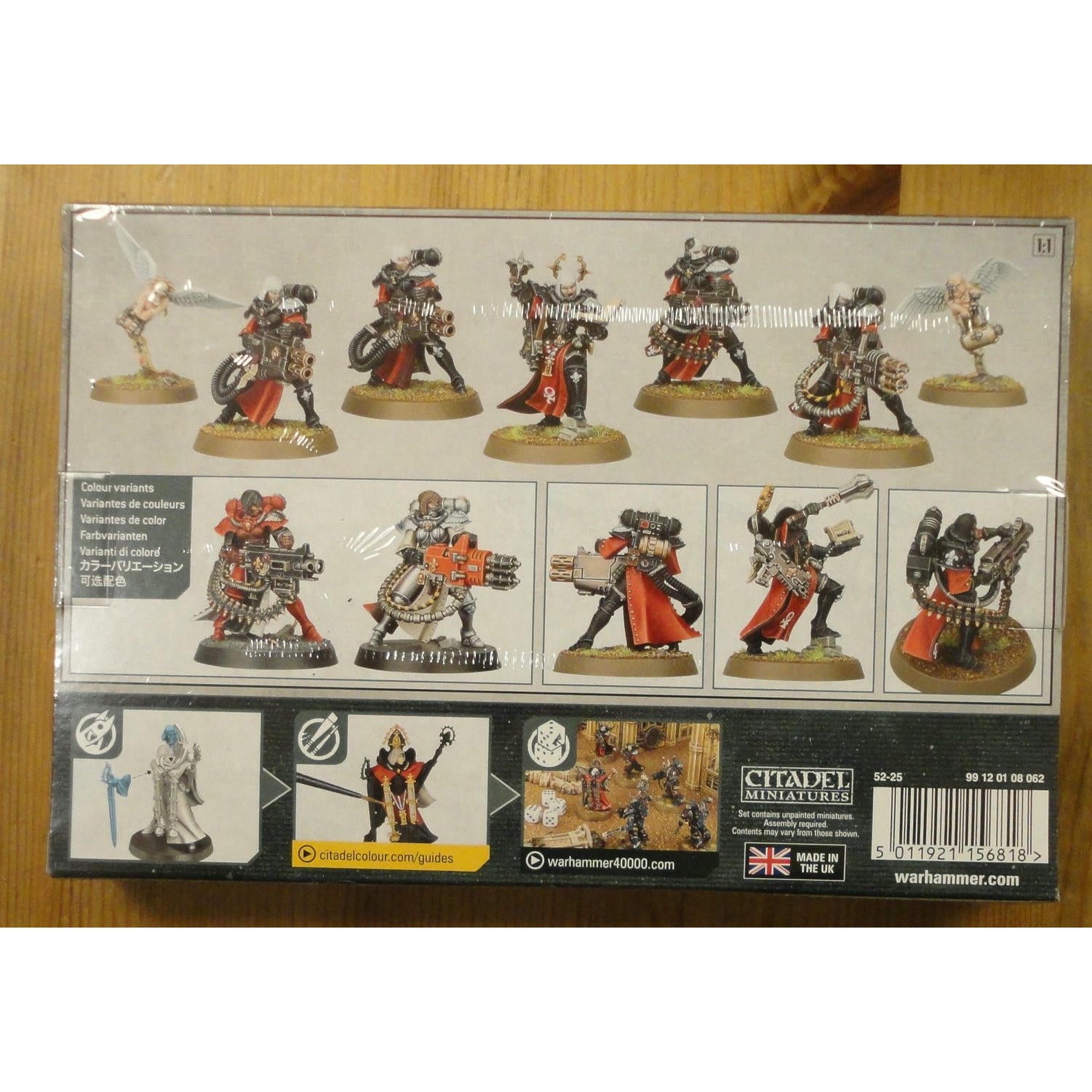 Image of Warhammer 40K 40,000 Adepta Sororitas Retributor Squad Miniatures GAW52-25