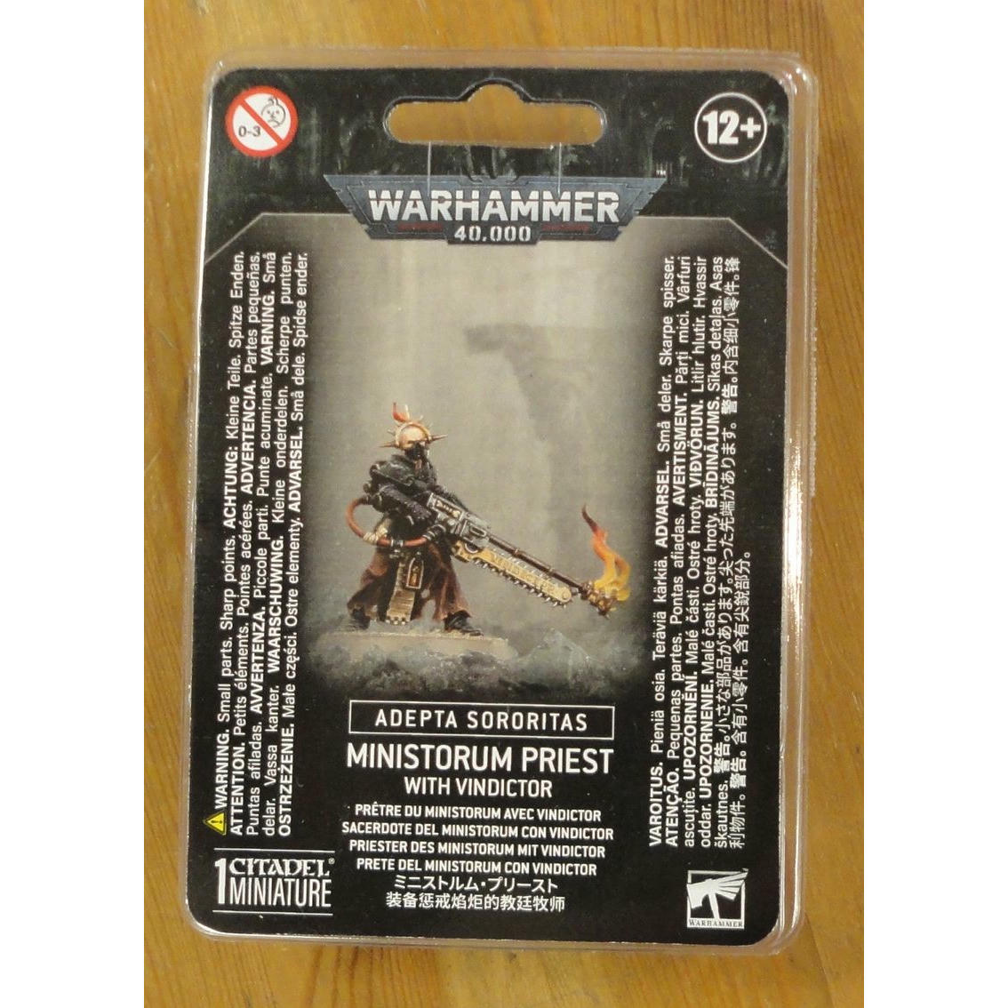 Image of Warhammer 40K 40,000 Adepta Sororitas Ministorum Priest w/Vindicator GAW52-51