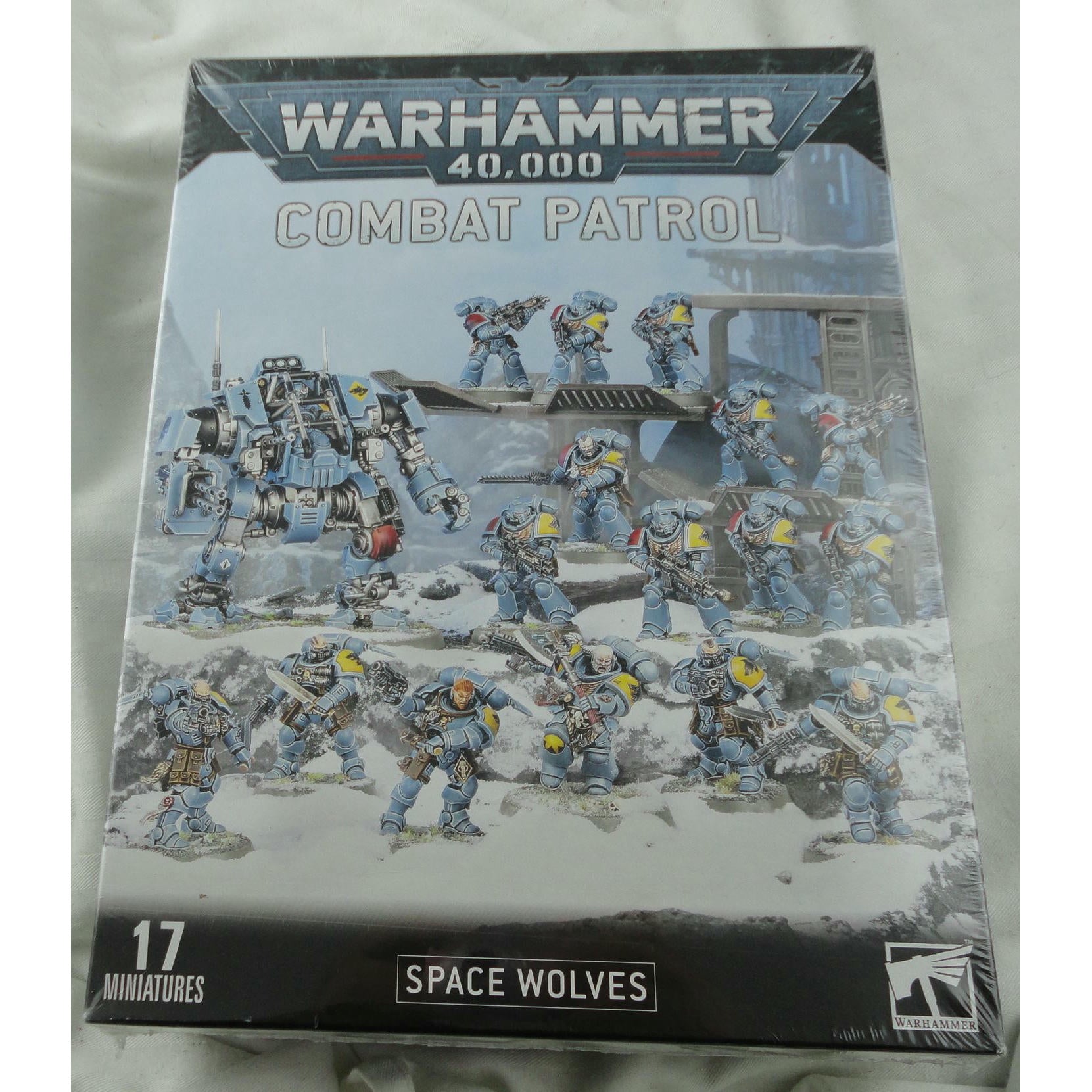 Image of Warhammer 40K 40,000 Space Marine Space Wolves Combat Patrol Miniatures GAW53-37
