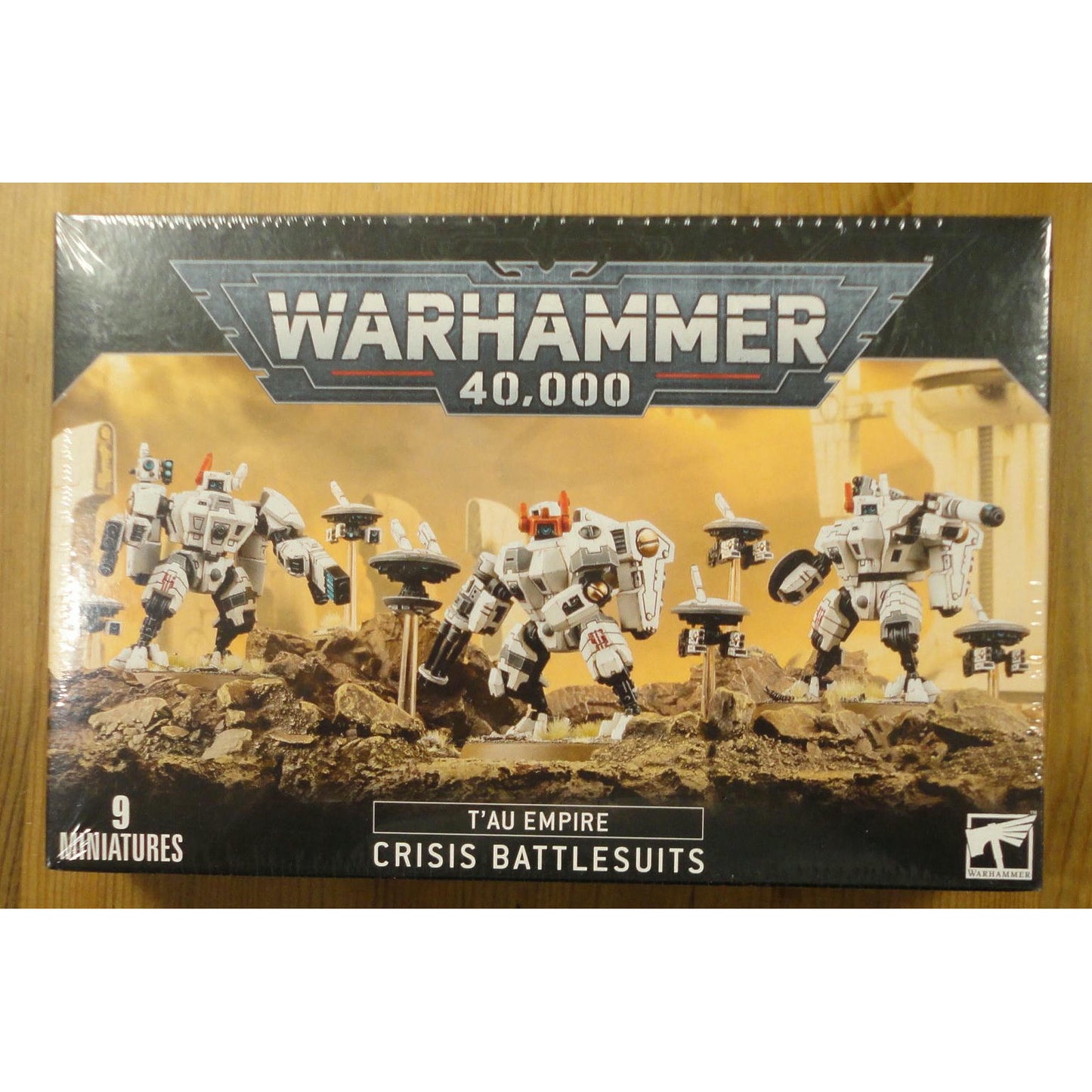 Image of Warhammer 40K 40,000 T'Au Crisis Battlesuits Miniatures GAW56-07 Tau